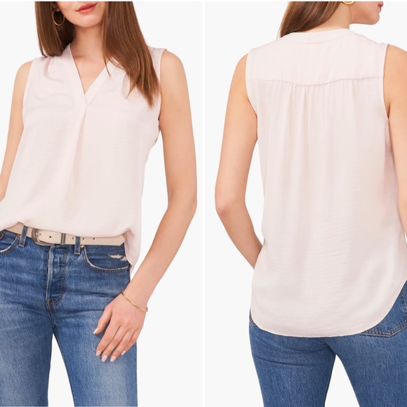 Vince Camuto Light Pink Blouse - Picture 1 of 4